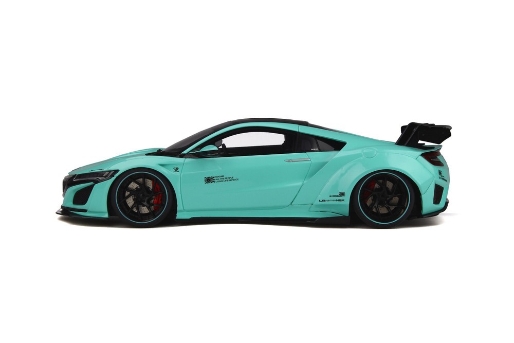 2017 Honda NSX Customized car by LB-Works, Tiffany Blue - GT Spirit GT806 -  1/18 scale Resin Car