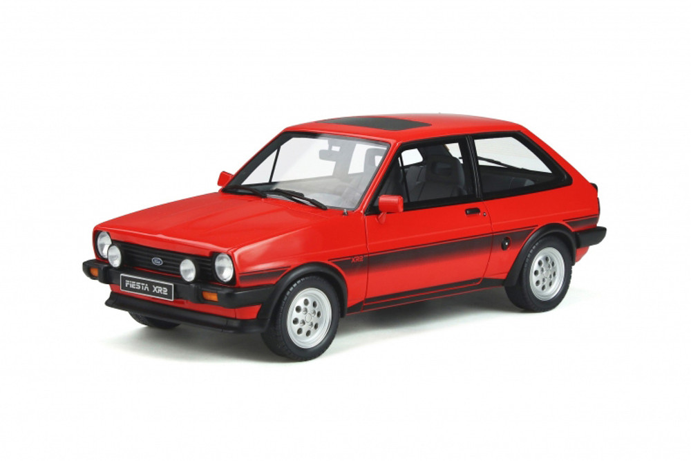 1981 Ford Fiesta Mk.1 XR2, Sunburst Red - Ottomobile OT848 - 1/18 scale Resin Model Toy Car