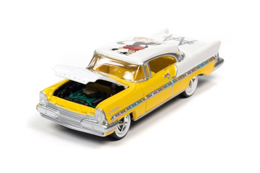 1957 Lincoln Premiere with Token Monopoly 85th Ann,  JLSP124/24 - 1/64 scale Diecast Model Toy Car