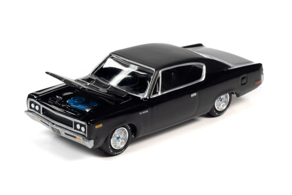 1970 AMC Rebel Machine, Black - Johnny Lightning JLMC024/48A - 1