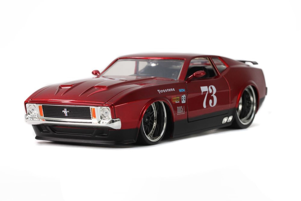 ミニカー Jada 1/24 1973 FORD MUSTANG MACH 1 Amazon.com: Jada Toys Big Time Muscle 1:24 1973 Ford Mustang