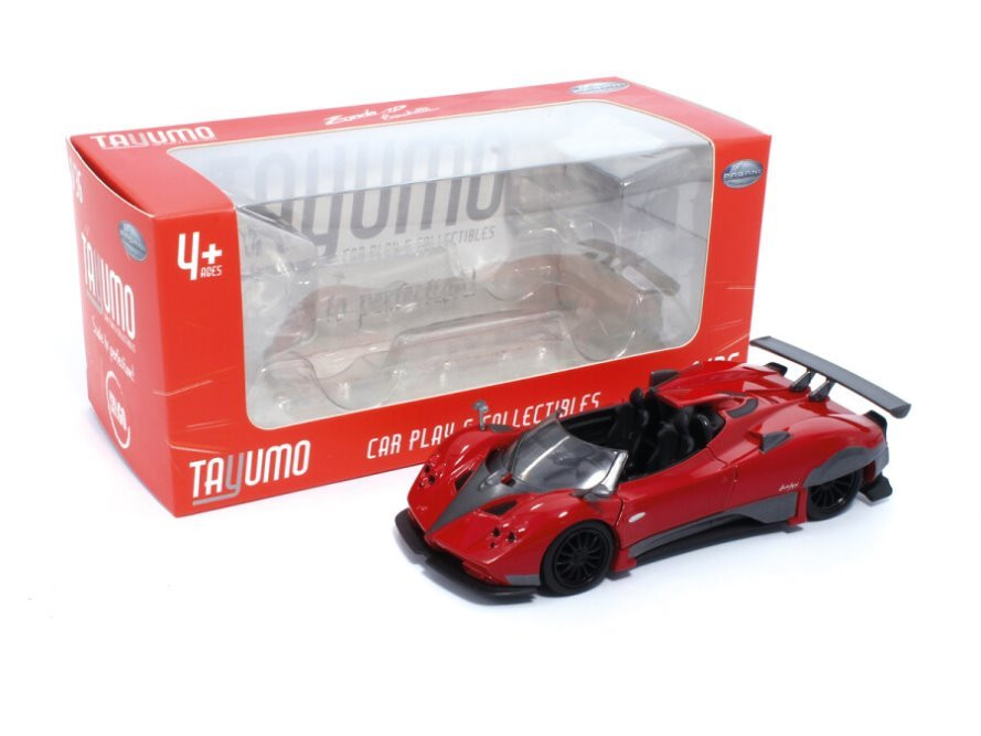 Pagani Zonda HP Barchetta, Red - Tayumo 36120212 - 1/36 scale Diecast Model Toy Car