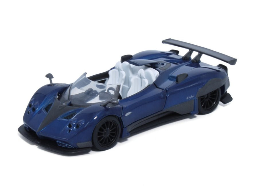 Pagani Zonda HP Barchetta, Blue - Tayumo 36120210 - 1/36 scale Diecast Model Toy Car