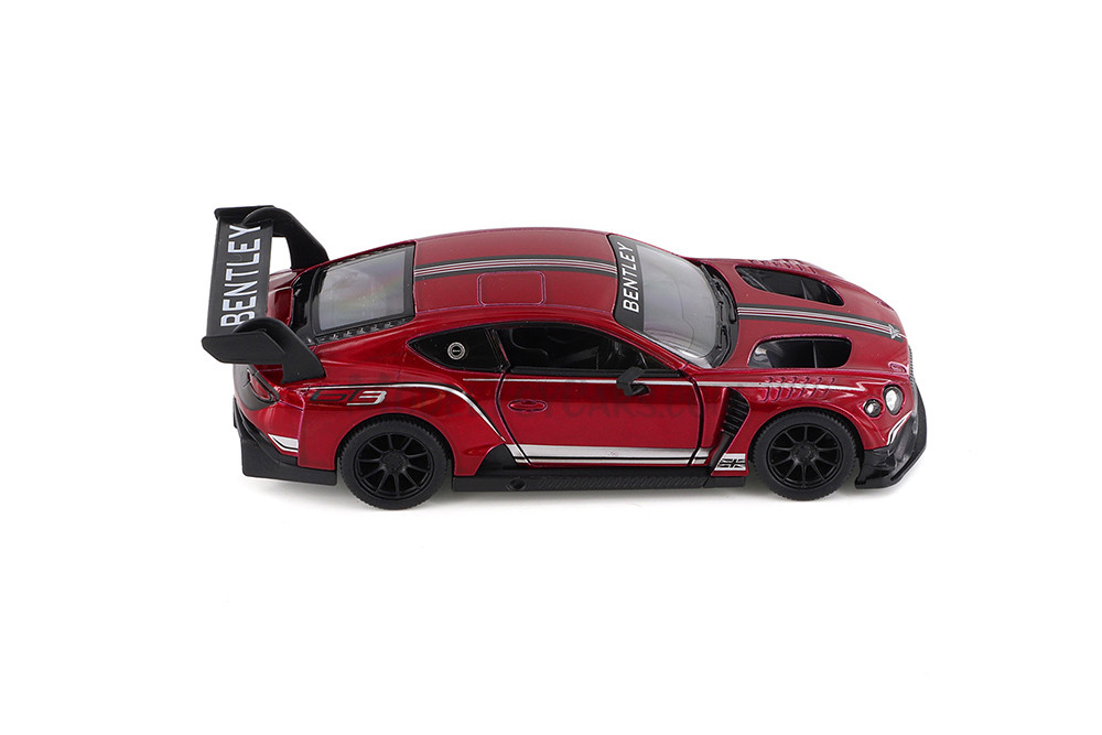 2018 Bentley GT3, Red - Kinsmart 5417D - 1/38 scale Diecast Model Toy Car