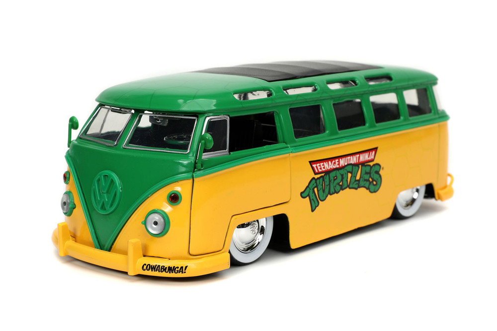 1962 Volkswagen Bus w/Leonardo figure, Teenage Mutant Ninja