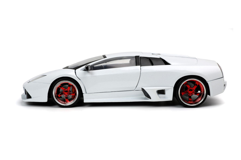 2010 Lamborghini Murcielago LP640, White - Jada Toys 32570/4 - 1/24 scale Diecast Model Toy Car