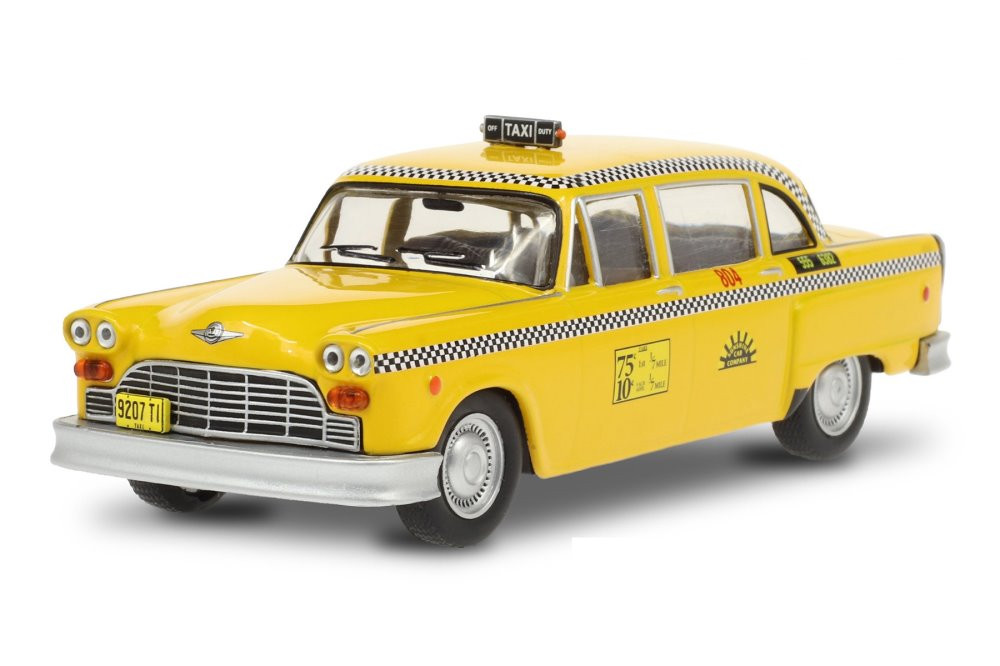 1974 Checker Taxi Sunshine Cab Company, Taxi - Greenlight 86601 - 1/43 scale Diecast Model Toy Car