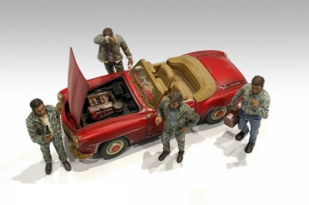 Auto Mechanic - Mechanic Tim, Green - American Diorama 76259 - 1/18 Figurine - Diorama Accessory