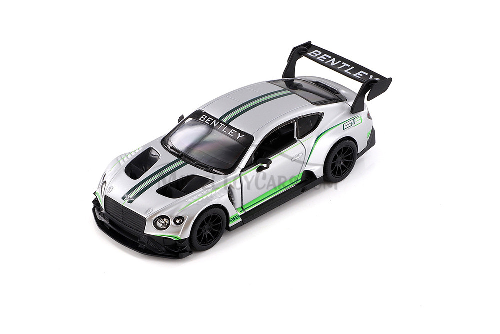 Kinsmart 2018 Bentley GT3 Diecast Car Set - Box of 12 5-inch Diecast Model Cars, Assorted Colors