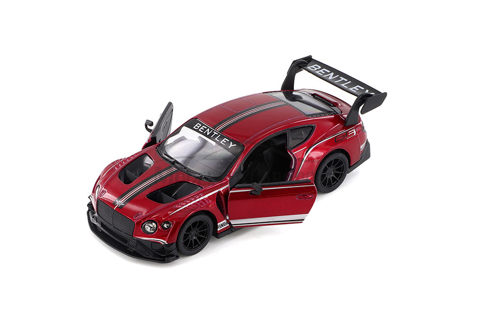 Kinsmart 2018 Bentley GT3 Diecast Car Set - Box of 12 5-inch