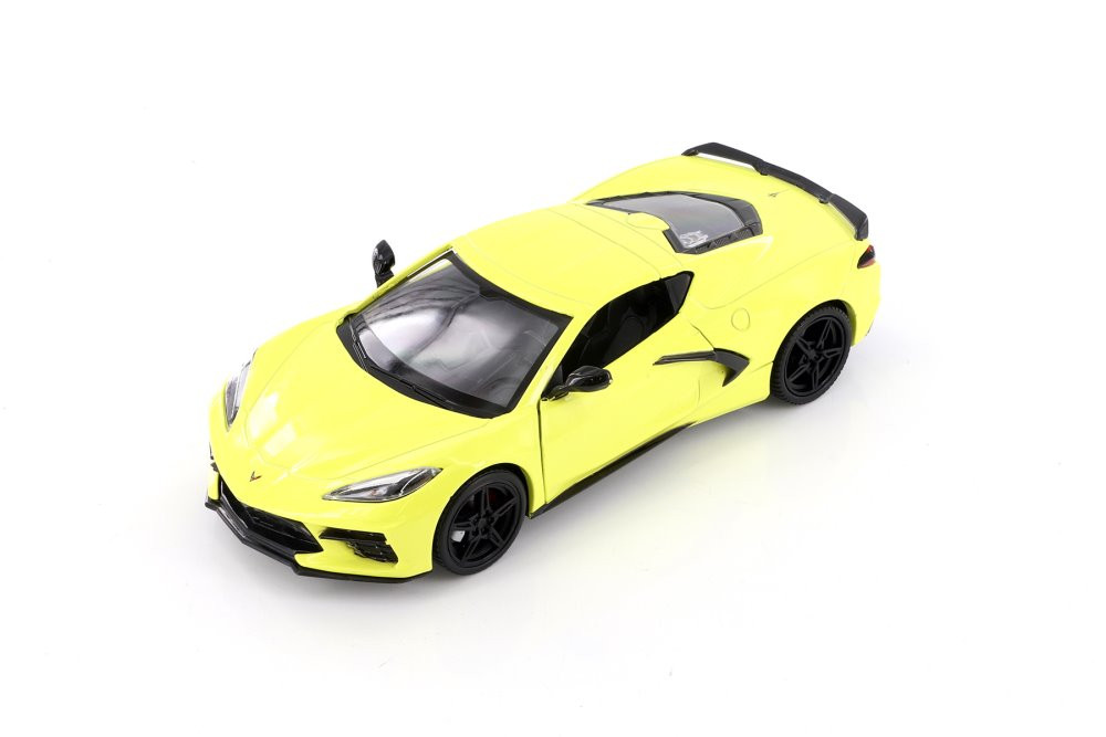 MotorMax 2020 Chevy Corvette C8 Stingray Diecast Car Set - Box of 4 1/24 Scale Diecast Model Cars, Assorted Colors