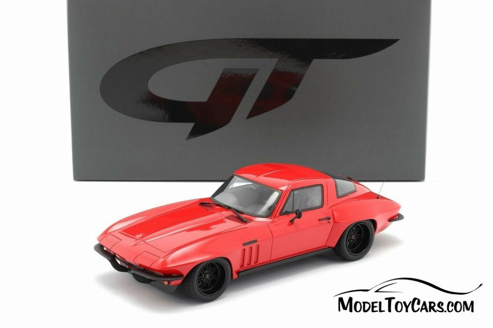 1/18ミニカー　CHEVROLET CORVETTE C2 マイスト ミニカー 1965 Chevrolet Corvette C2 blue Maisto 1