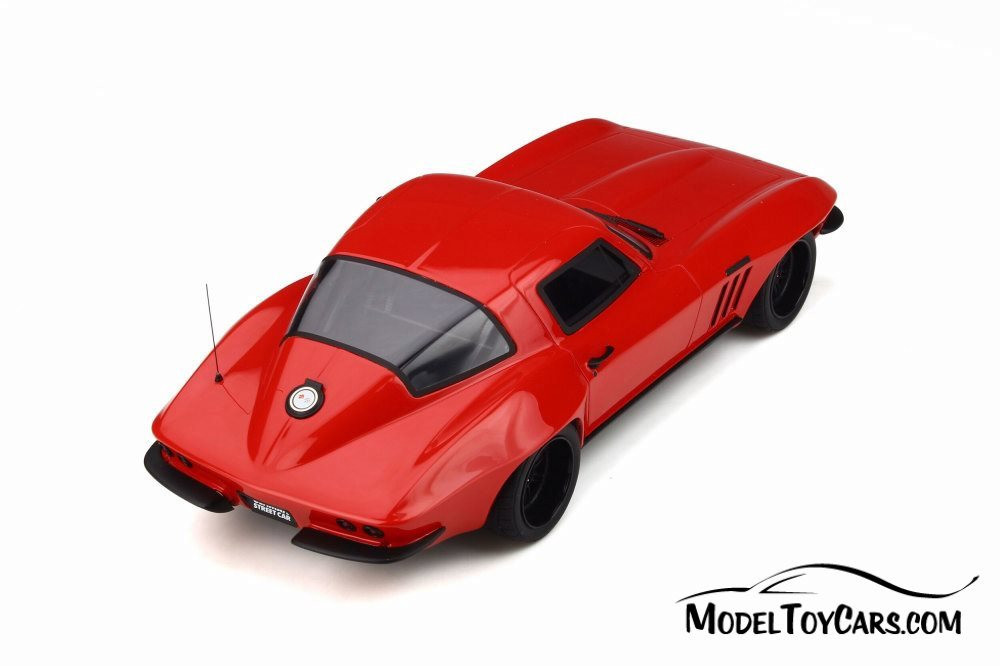 1965 Chevy Corvette C2 Hardtop, Red - GT Spirit GT266 - 1/18