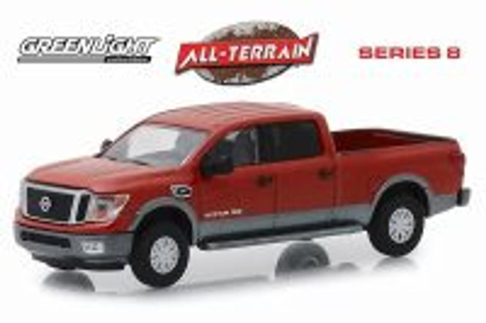 2018 Nissan Titan XD Platinum Pickup Truck, Copper - Greenlight 35130F/48 - 1/64 Scale Diecast Car