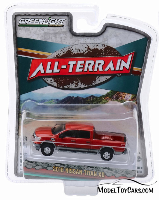 2018 Nissan Titan XD Platinum Pickup Truck, Copper - Greenlight 35130F/48 - 1/64 Scale Diecast Car