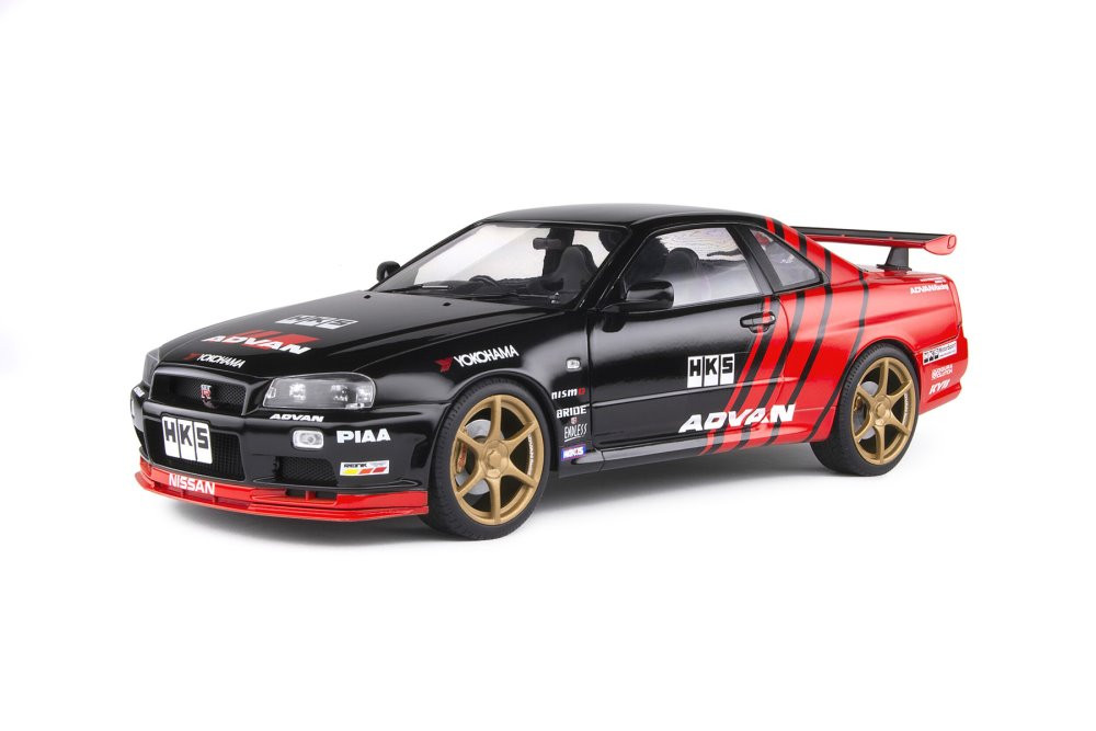 LBWK Nissan Skyline GT-R R34ミニカー 1/18 1/18 Inno Nissan Skyline GT-R GTR R34 LBWK ER34 Super