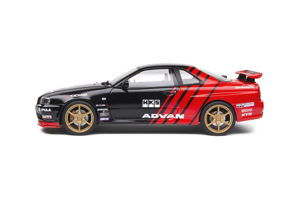 SOLIDO ソリド　Nissan GT-R (R34) ミニカー 1/18 Amazon | ソリド 1/18 日産 スカイライン GT-R (R34) 1999