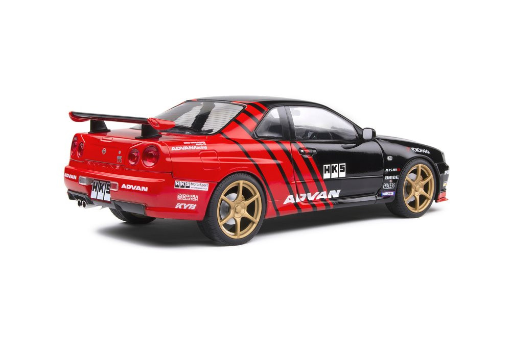 1999 Nissan Skyline GT-R (R34) Advant Drift Livery, Black and Red