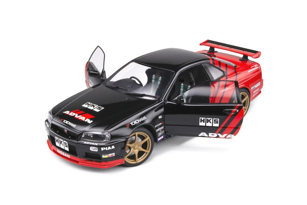 1999 Nissan Skyline GT-R (R34) Advant Drift Livery, Black and Red