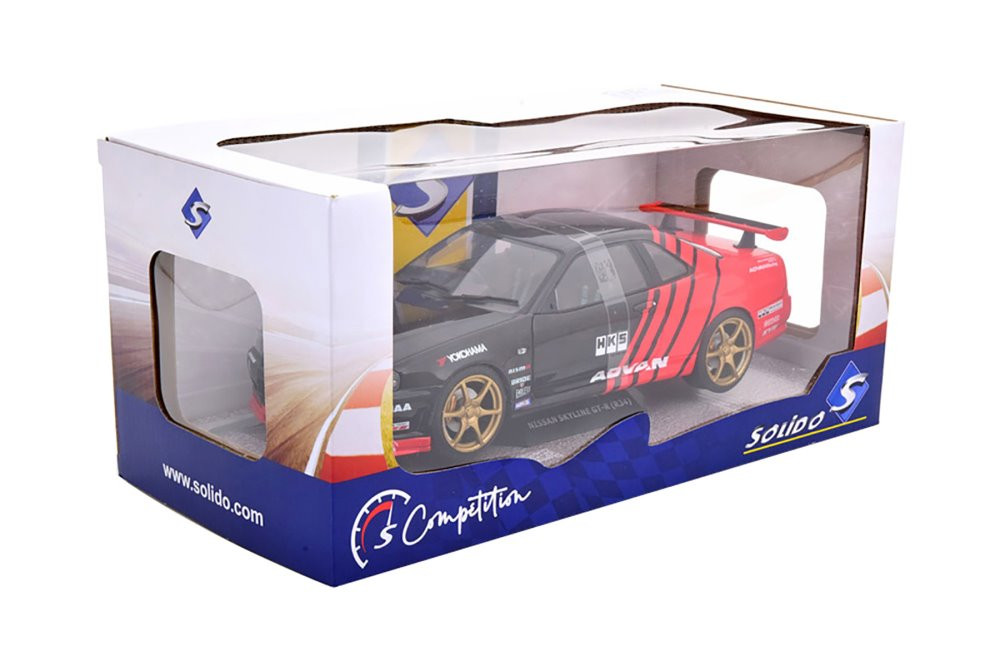 1999 Nissan Skyline GT-R (R34) Advant Drift Livery, Black and Red
