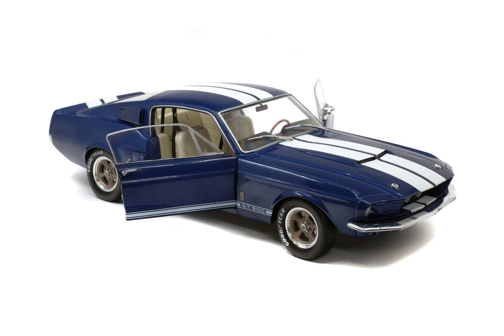 1967 Shelby Mustang GT500 1/18スケールモデル Amazon.com: Solido - 1:18 1967 Shelby GT500 - Grey & Black