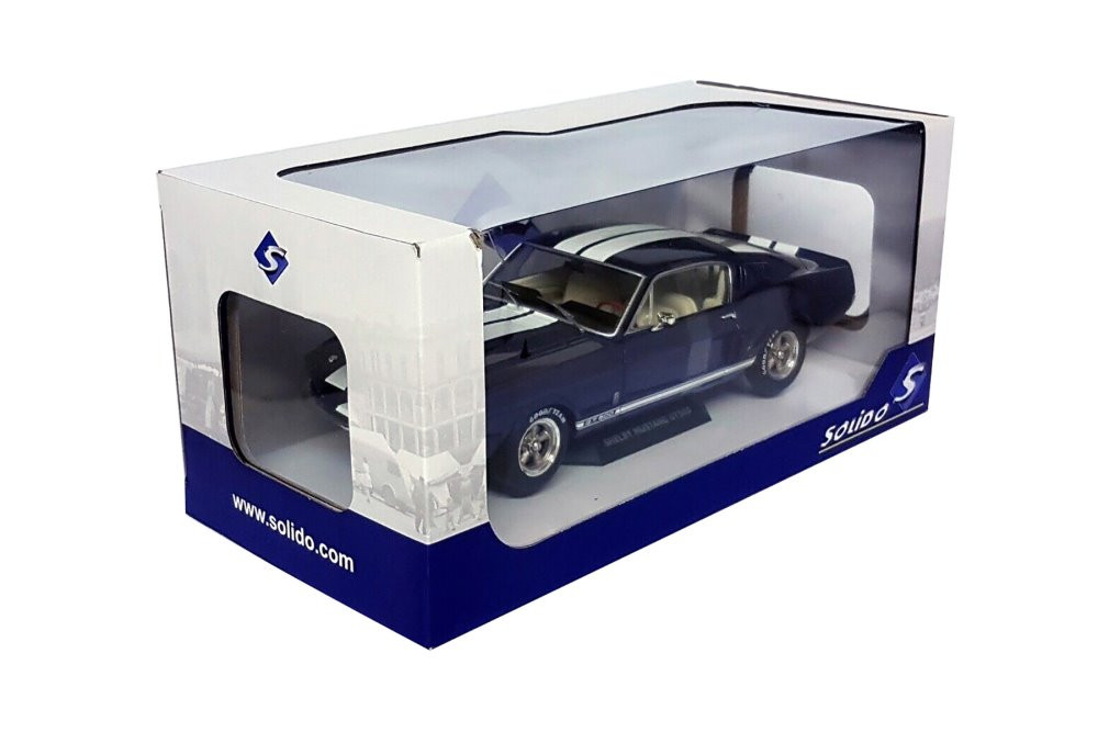 1967 Shelby Mustang GT500 1/18スケールモデル 1967 Ford Mustang Shelby GT500 White with Light Blue Stripes