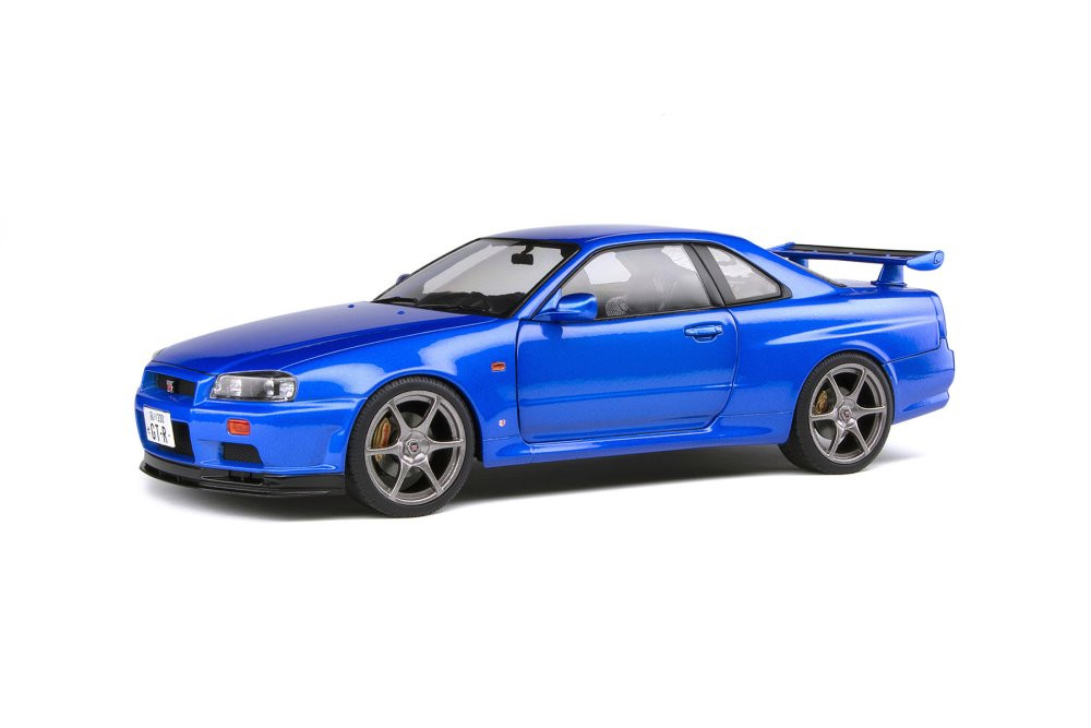 1999 Nissan Skyline GT-R (R34), Bayside Blue - Solido S1804301 - 1