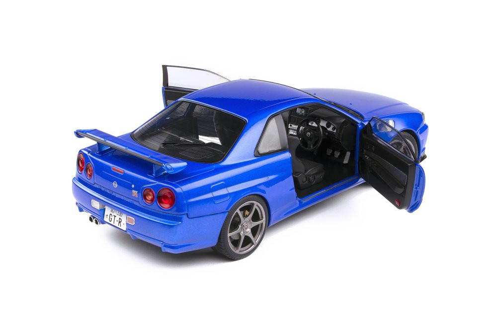 1999 Nissan Skyline GT-R (R34), Bayside Blue - Solido S1804301 - 1