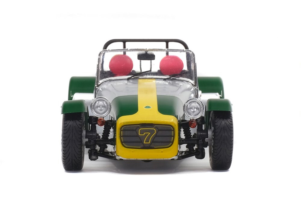 1989 Lotus 7 Aluminum Body Convertible, Silver - Solido S1801803