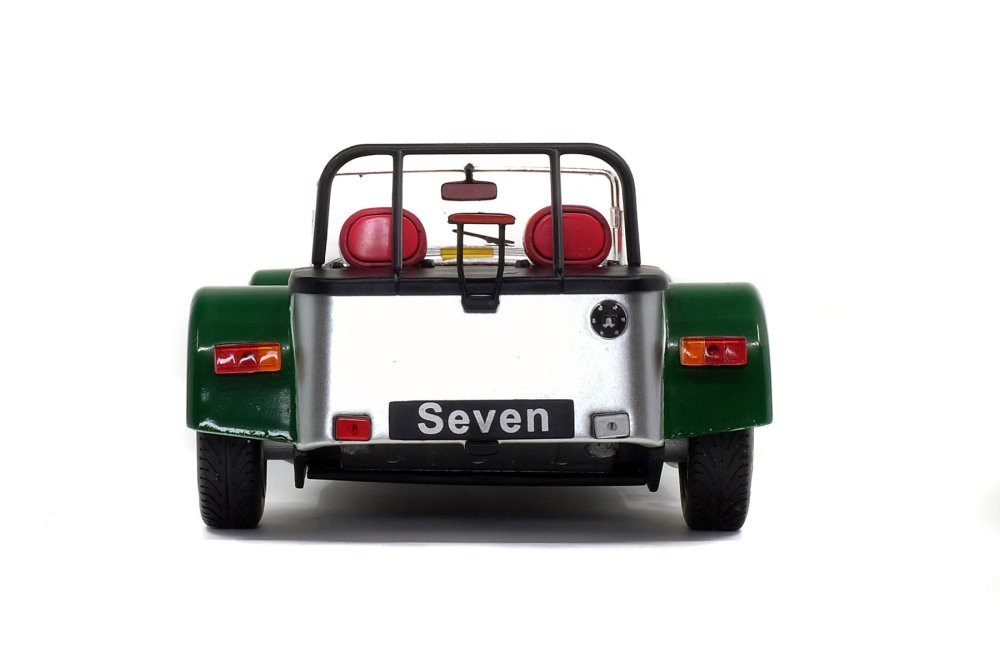 1989 Lotus 7 Aluminum Body Convertible, Silver - Solido S1801803