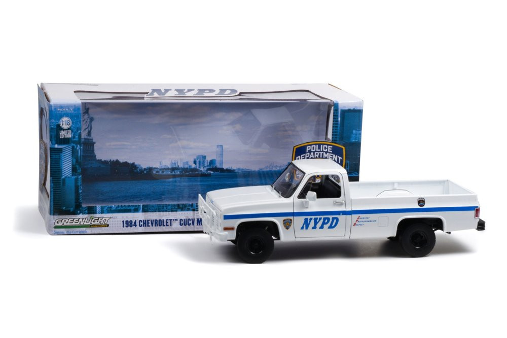 New York City Police Department 1984 Chevy CUCV M1008and-  13561 - 1/18 scale Diecast Model Toy Car