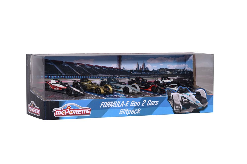 Formula-E Gen 5 Pieces Giftpack, Multi - Jada Toys 2120840261JA - 1/64 scale Diecast Model Toy Car
