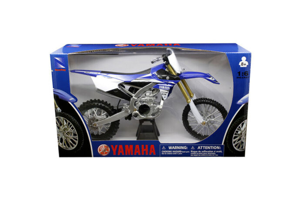 Yamaha YZ450F , Blue - New Ray 49643 - 1/6 scale Model Toy Motorcycle