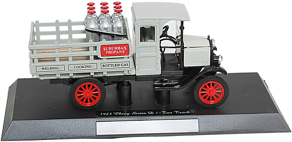 1923 Chevy Series D 1-Ton Pick Up, Gray - New Ray SS-55023A - 1/32 scale Diecast Model Toy Car