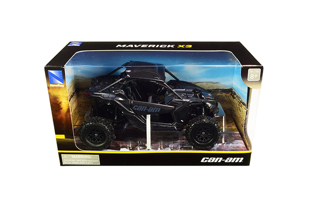 CAN-AM Maverick X3, Triple Black - New Ray 58193B - 1/18 scale