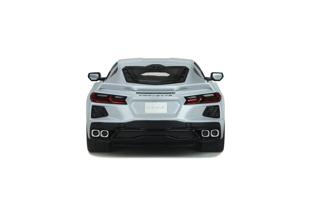 2020 Chevy Corvette C8, Ceramic Gray Metallic - GT Spirit GT835