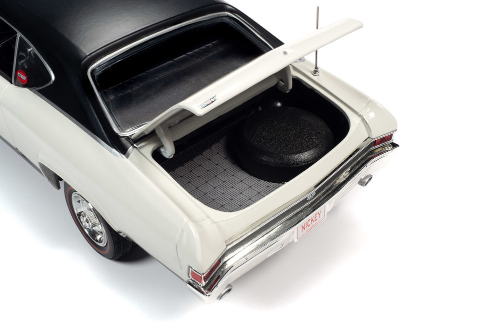 1968 Chevy Nickey Chevelle, Ermine White with Black - Auto World