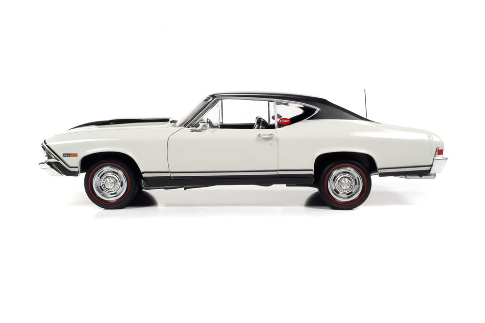 1968 Chevy Nickey Chevelle, Ermine White with Black - Auto World