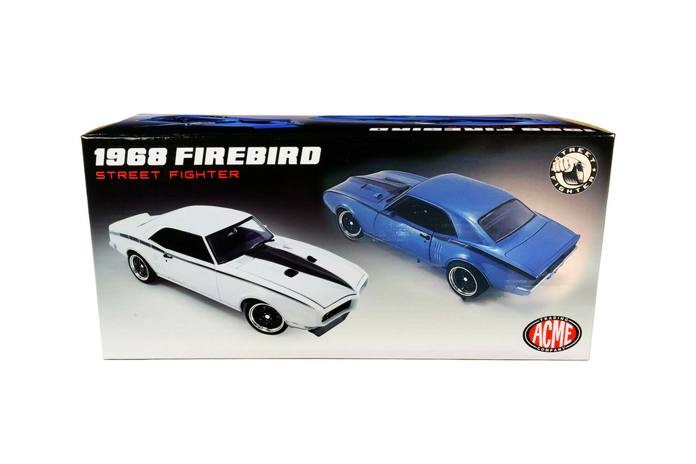 ミニカー ACME 1/18 1968 Firebird Street Fighter Acme 1/18 Pontiac 1968 Firebird Street Fighter White Diecast