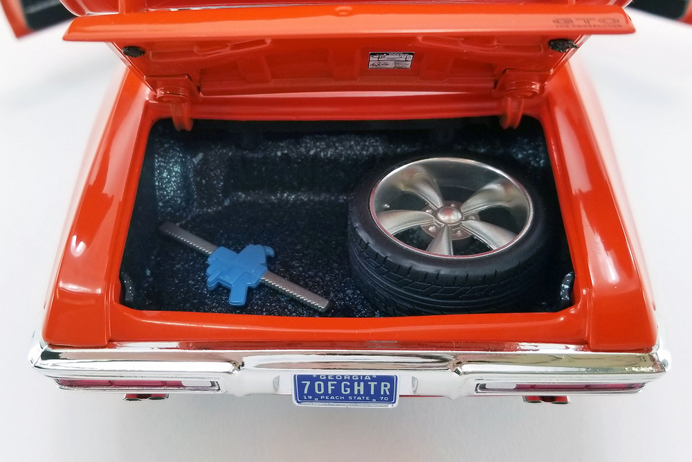 Acme A1801214 ポンティアック GTO ストリートファイター カルーセル レッド 検察官 1/18 ダイキャストモデルカー 1:18 1970 Pontiac GTO -- Cardinal Red (Orange) -- Street Fighter -- AC