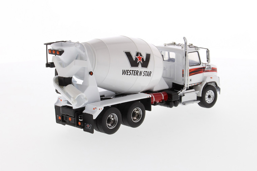 Western Star 4700 SFFA Concrete Mixer, White - Diecast Masters 71035 - 1/50 scale Diecast Car