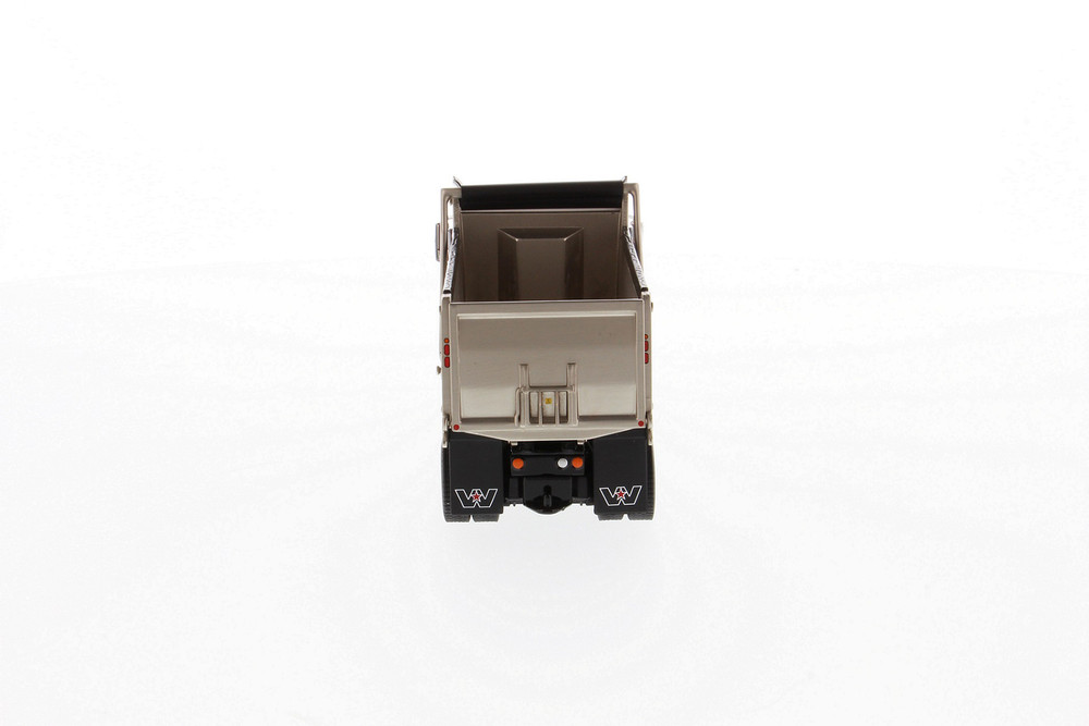 Western Star 4900 SFFA Dump Truck, Red and Matte Silver - Diecast