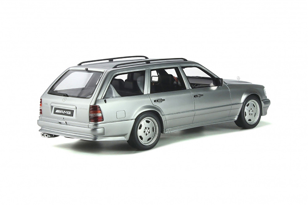 自動車 OTTO 1/18 1995 Mercedes Benz AMG E36 1995 Mercedes-Benz S124 E36 AMG, Brillian Silver - Ottomobile