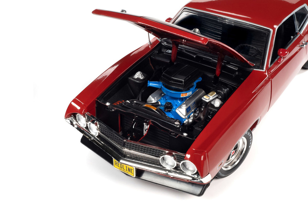 1970 Ford Torino Cobra, Candy Apple Red - Auto World AMM1234