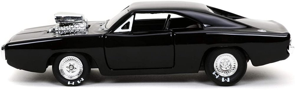 Dom's 1970 Dodge Charger, Black - Jada Toys 32215 - 1/32 scale Diecast Model Toy Car