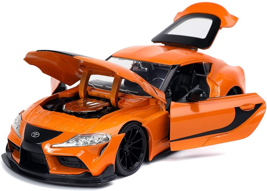 Han's 2020 Toyota Supra, Orange - Jada Toys 32097 - 1/24 scale Diecast Model Toy Car