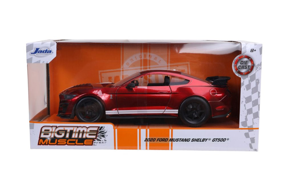 2020 Ford Mustang Shelby GT500, Red - Jada Toys 53003-W162GT - 1/24 ...