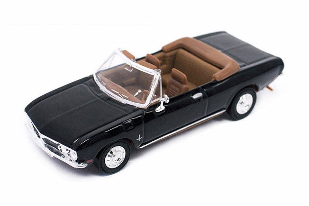 1969 Chevy Corvair Monza Convertible, Black - Lucky Road Signature 94241BK - 1/43 Scale Diecast Model Toy Car