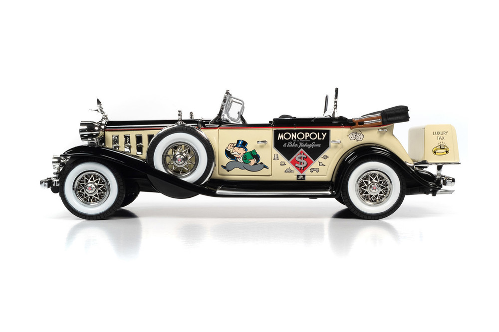1932 Cadillac V16 Sport Phaeton Convertible with Mr. Monopoly