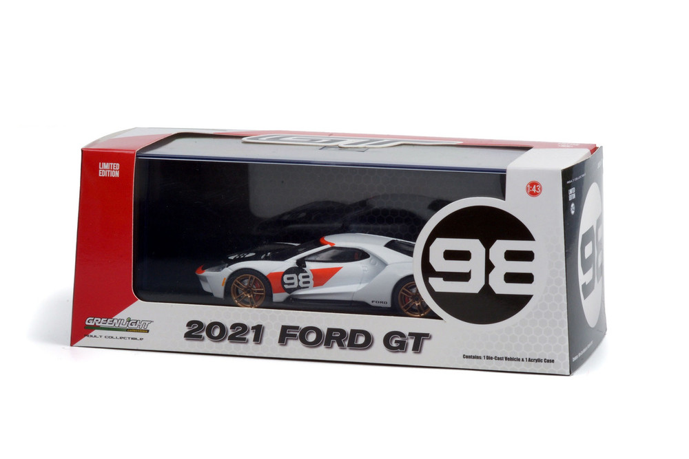 2021 Ford GT #98 Tribute to Ford MKII Ken Miles and Lloyd Ruby